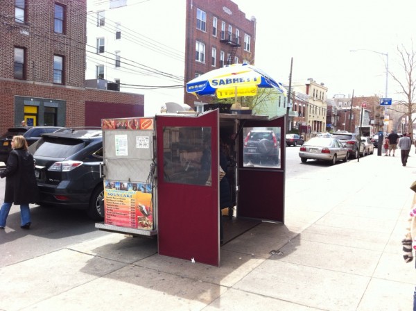 souvlaki street cart